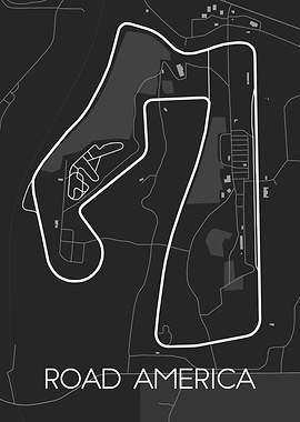 Road America Track Map
