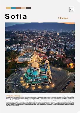 Sofia Landscape Poster