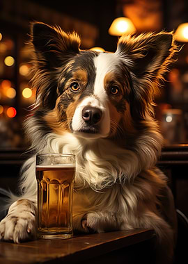 The Beer Sipping Dog
