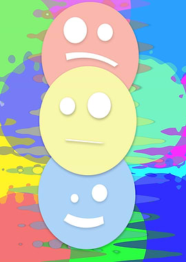 Emoji Faces Abstract