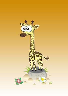giraffe cute animal