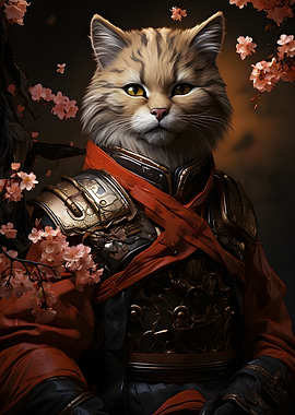 Cat Warrior Cherry Blossom