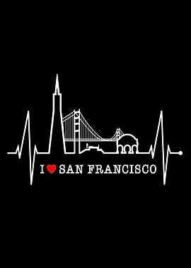 San Francisco Skyline Love