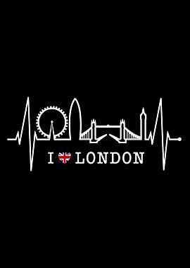 London Skyline Heartbeat