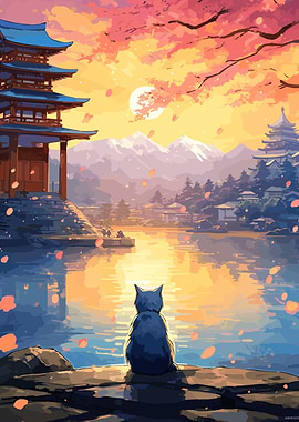 The Moon Night Cat Japan