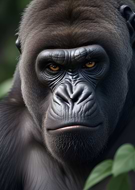 Gorilla face