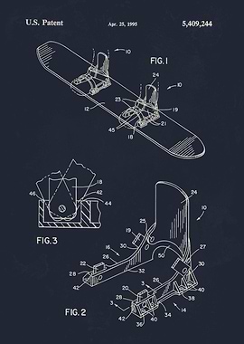 1995 Plateless snowboard