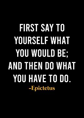 Epictetus Quote