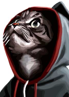 Hoodie Cat