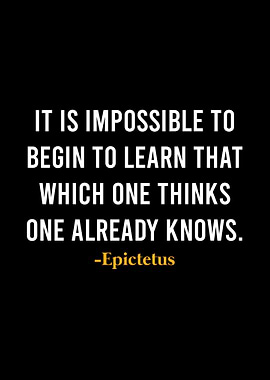 Epictetus Quote