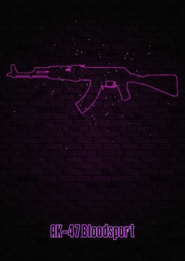 Gun neon fan art