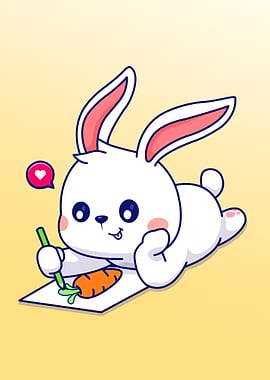 cute rabbit animal