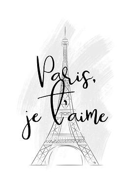I Love Paris French quote