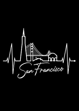 San Francisco Skyline Love
