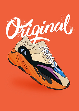 Original shoes modern art