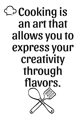Cooking is an art