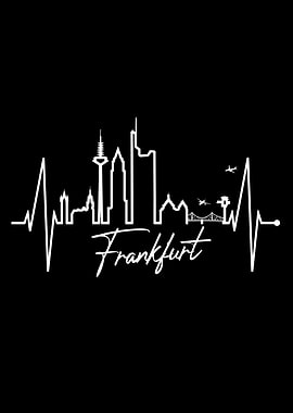 Frankfurt Skyline Liebe