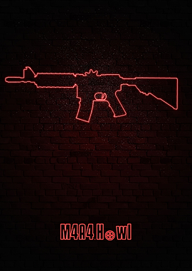 Gun neon fan art