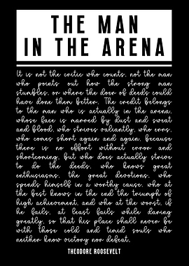 The Man in the Arena