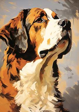 St Bernard dog