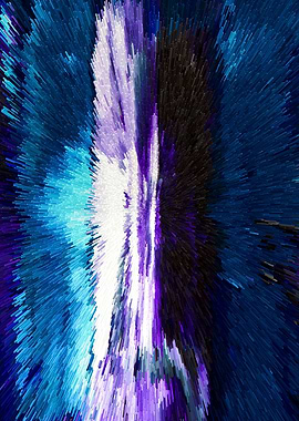 Explosion Acrylic Painting