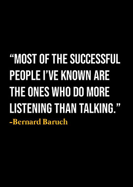Bernard Baruch Quote