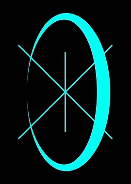 Abstract Voyager Blue