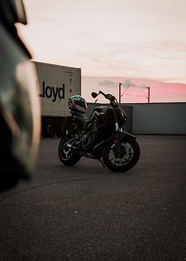 Motorcycle MT07 Side