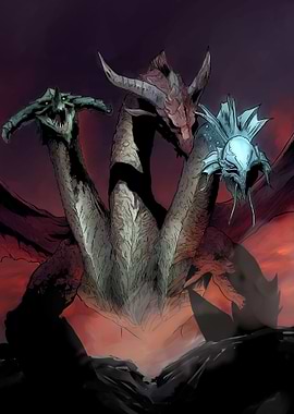 Dragon with Three heads