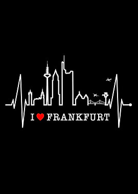 Frankfurt Skyline Liebe