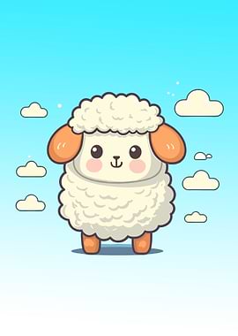 cute sheep animal