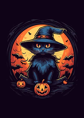 Cute Halloween Cat