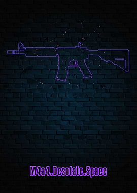 Gun neon fanart