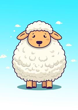 cute sheep animal