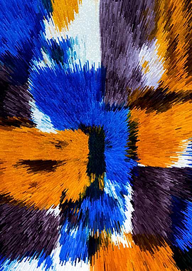 Cube Art Extruded Painting