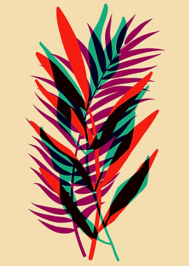 plant branches with leaves