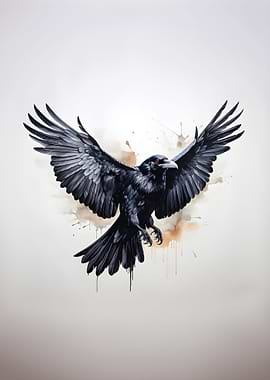 Flying Raven