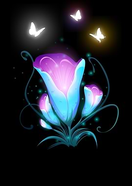 Colorful lilies flowers