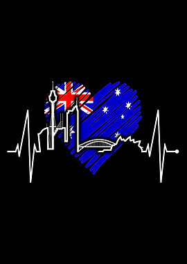 Sydney Skyline Heartbeat