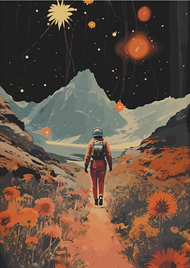 Space Garden Flower Field