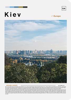 Kiev Landscape Poster