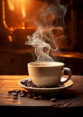 Coffee in the morning