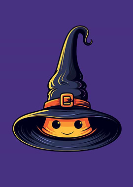 Cute Hat Retro Halloween