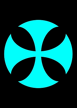 BLUE CREST GEOMETRIC NEON