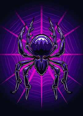 Spider Retro Halloween
