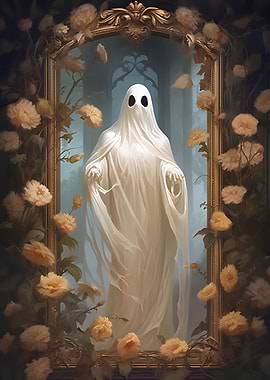 Cute ghost in Stain Flower