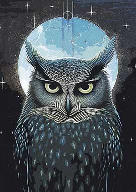 The Owl and Moon
