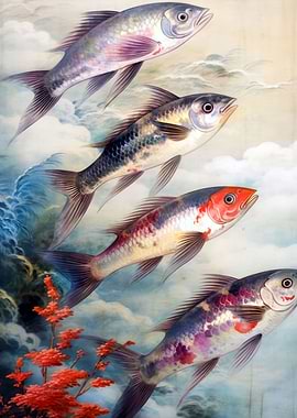 Fish animal art