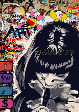 Graffiti abstract art