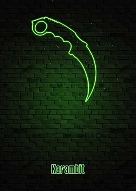 knife neon gaming